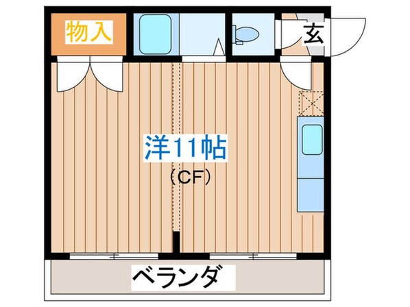 ツインブランシェ東館の物件間取画像